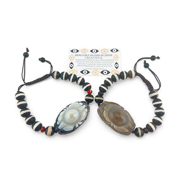 Bracciale Occhio di Shiva - Creazione