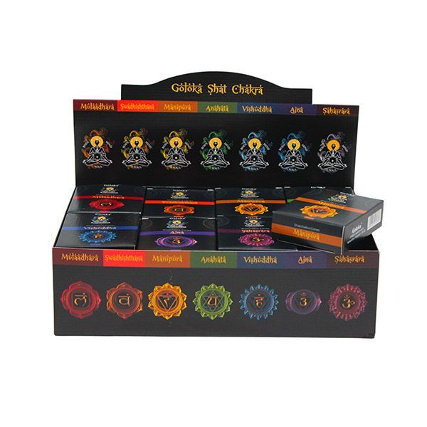Espositore Incenso in coni Goloka 7 Chakra