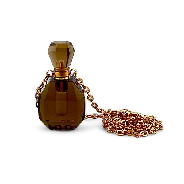 Collana Aromaterapeutica in Quarzo Fumè