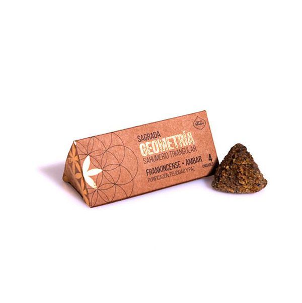 Incenso Triangolo Sagrada Madre - Ambra e Olibano