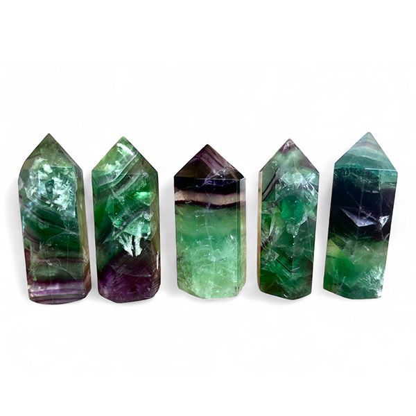 Punta in Fluorite Arcobaleno