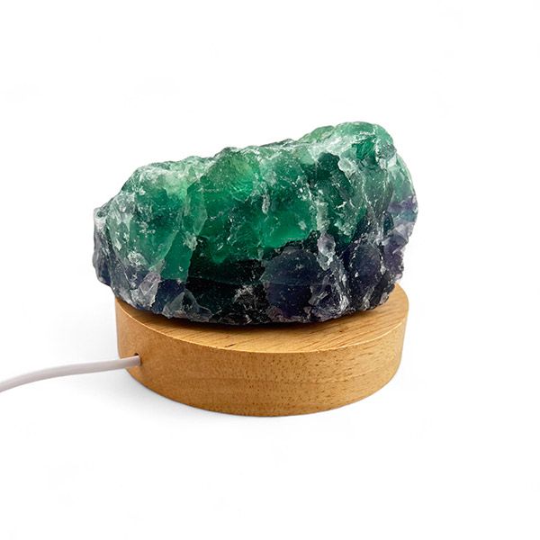 Fluorite Grezza su Base Led 400/600 g