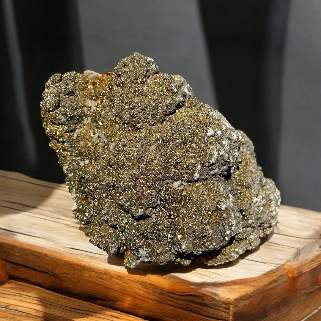 Pietra Maxi di Calcite con Pirite