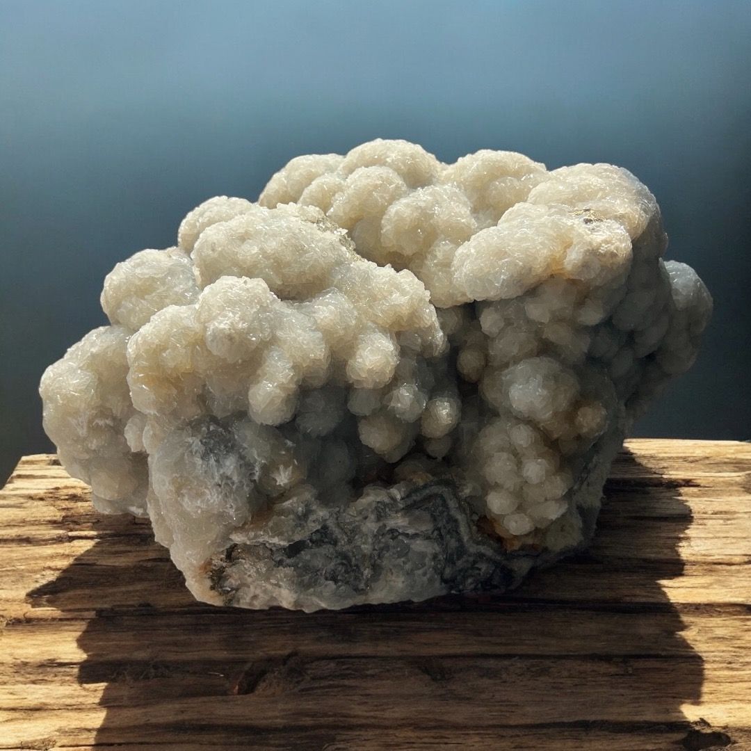 Pietra Maxi di Calcite con Pirite su Fluorite