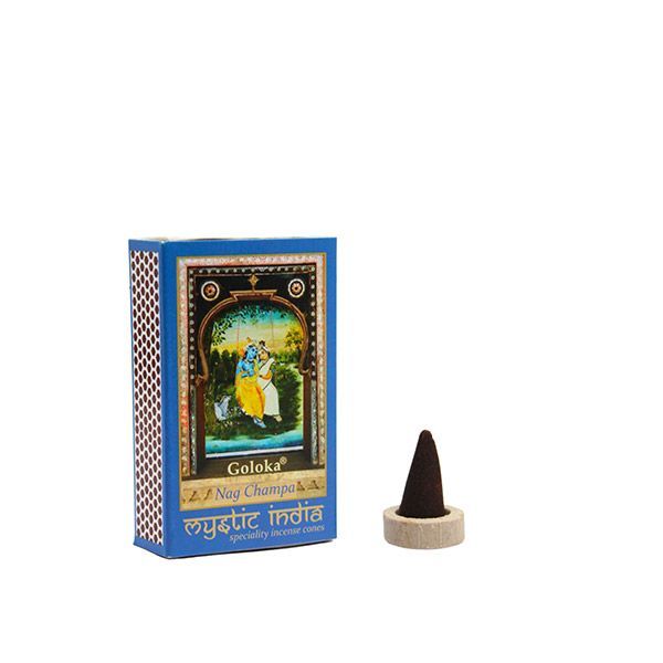 Incenso in coni Mystic India Goloka - Nag Champa