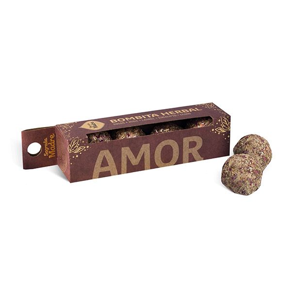 Incenso Bombita Herbal Sagrada Madre - Amore