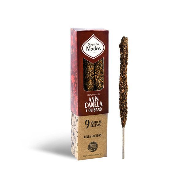 Incenso stick Hierbas Sagrada Madre - Anice, Cannella e Olibano