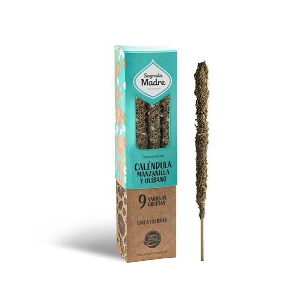 Incenso stick Hierbas Sagrada Madre - Calendula, Camomilla e Olibano