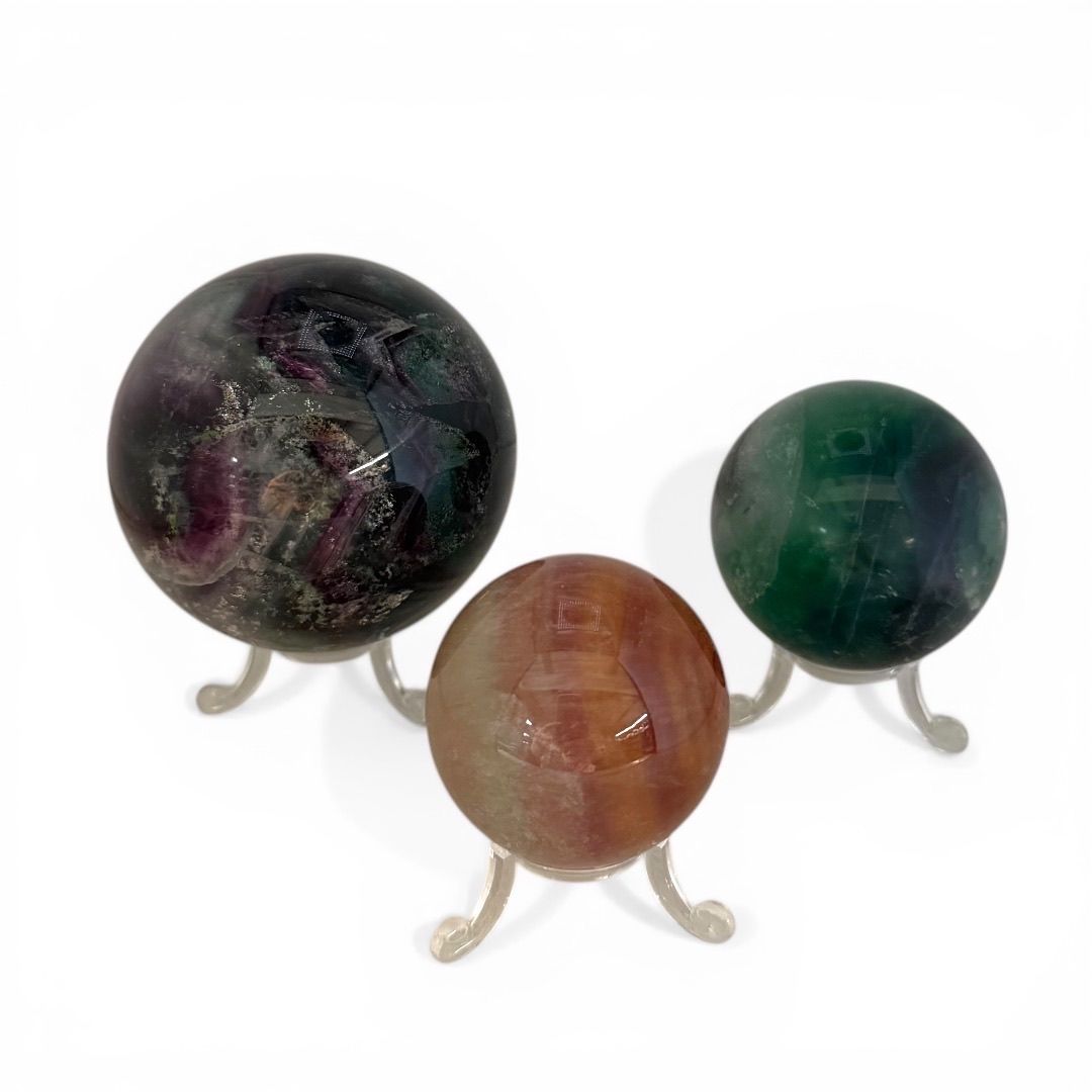 Sfera di Fluorite Arcobaleno