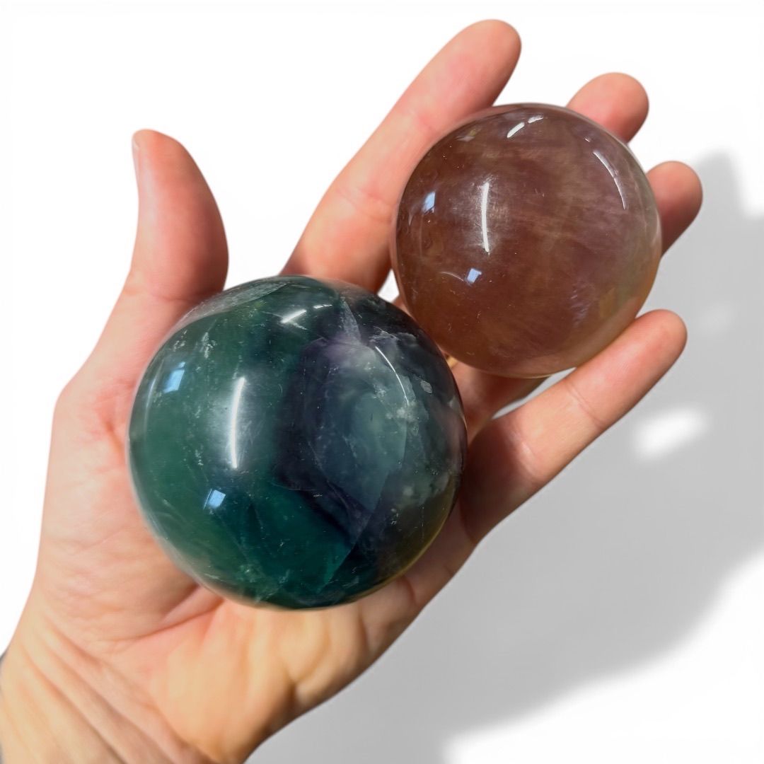 Sfera di Fluorite Arcobaleno