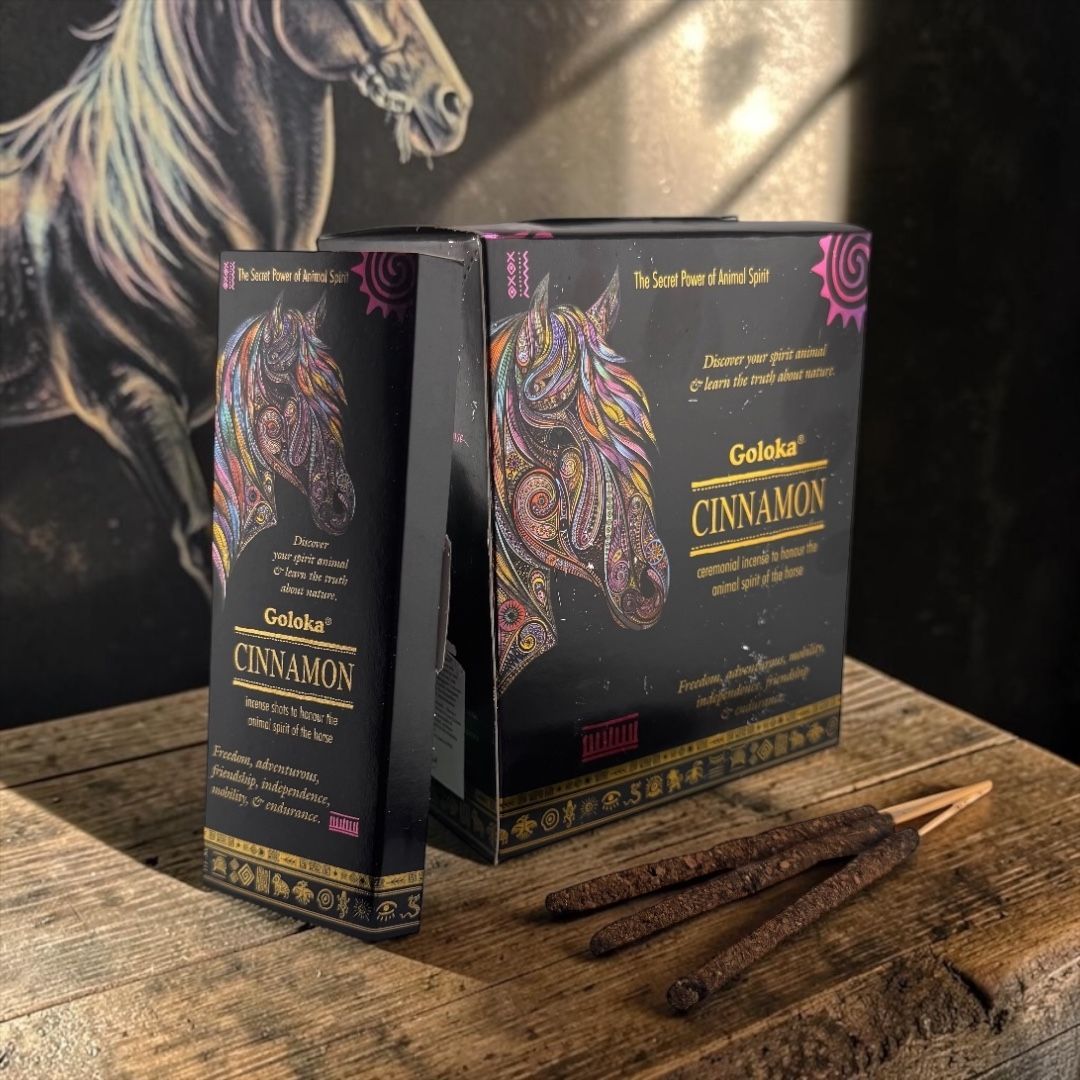 Incenso stick Animale Guida Goloka - Cavallo - Cannella