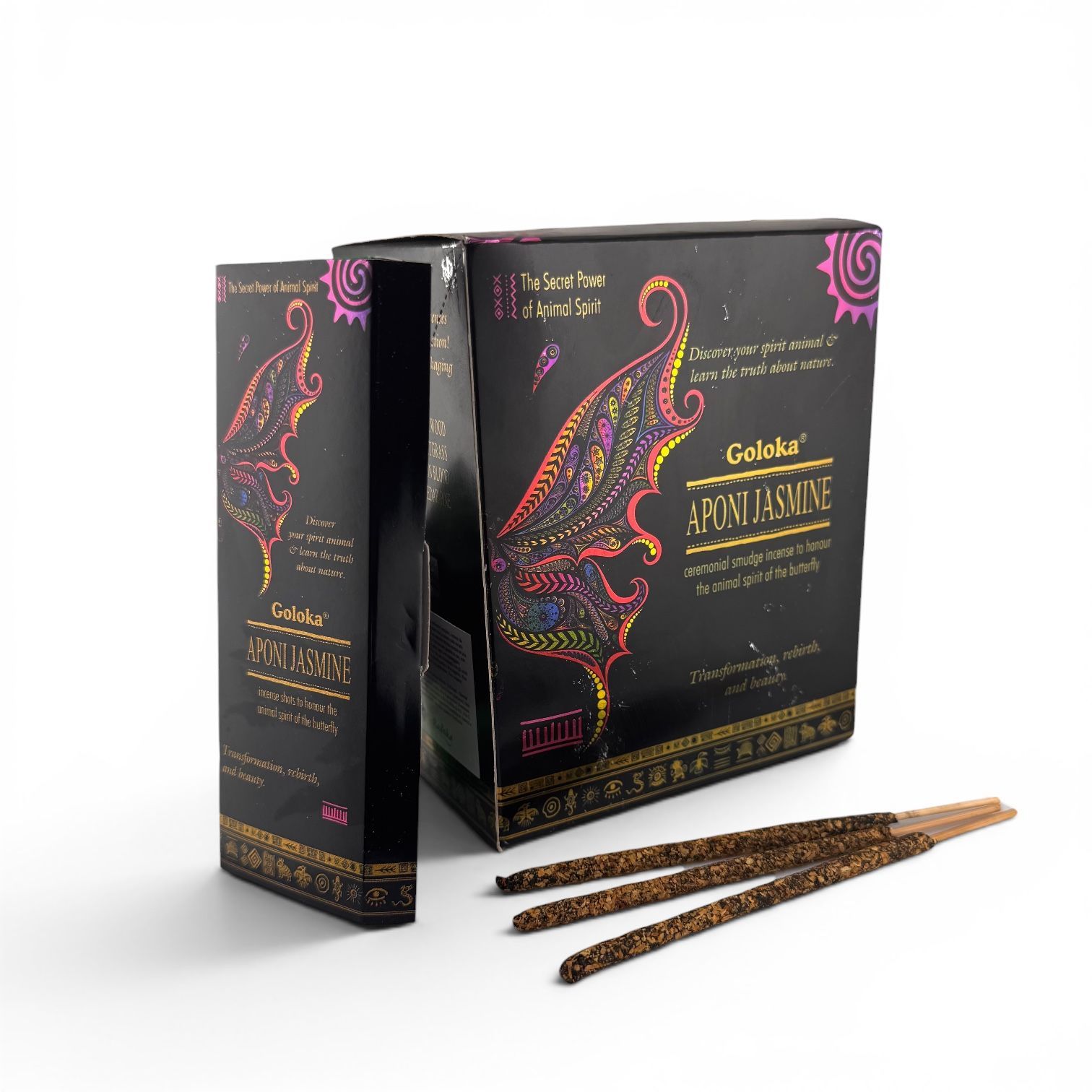 Incenso stick Animale Guida Goloka - Farfalla - Gelsomino