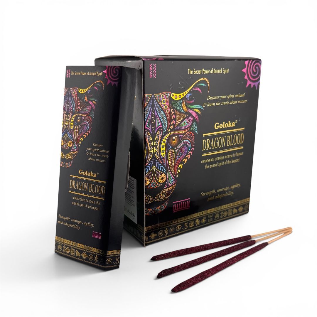 Incenso stick Animale Guida Goloka - Leopardo - Sangue di Drago