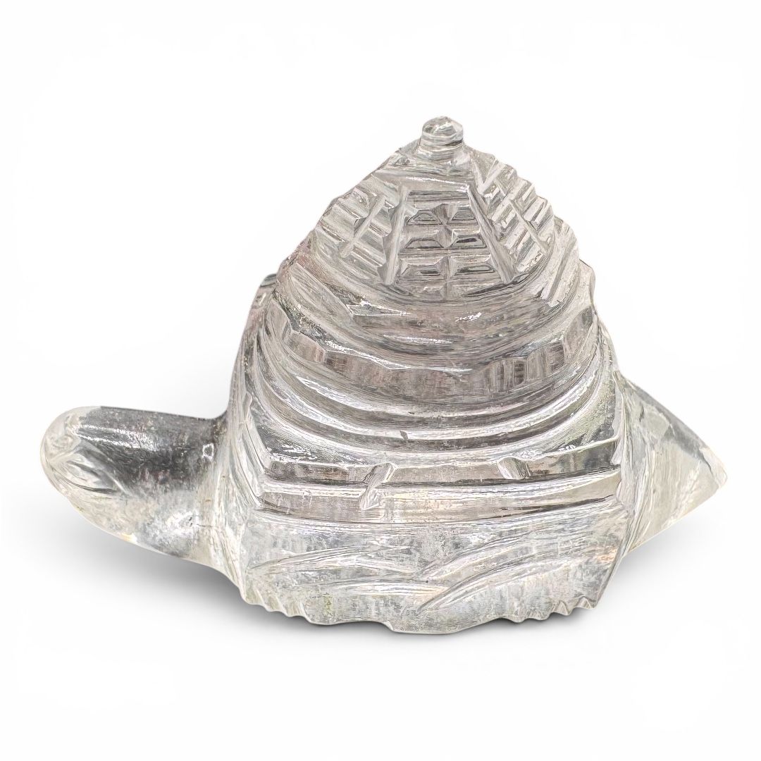 Kurma Shri Yantra in Cristallo di Rocca