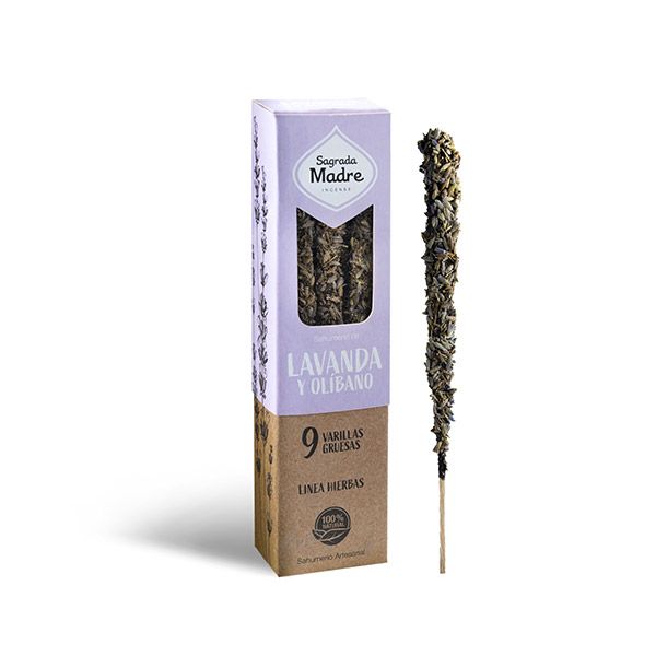 Incenso stick Hierbas Sagrada Madre - Olibano e Lavanda