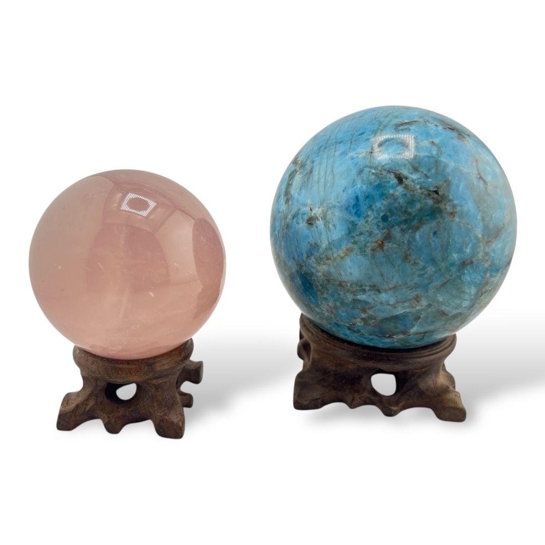 Piedistallo in Legno Deco per Sfera