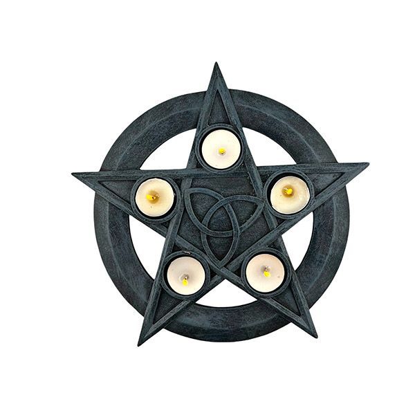 Portalumini Pentacolo e Triquetra