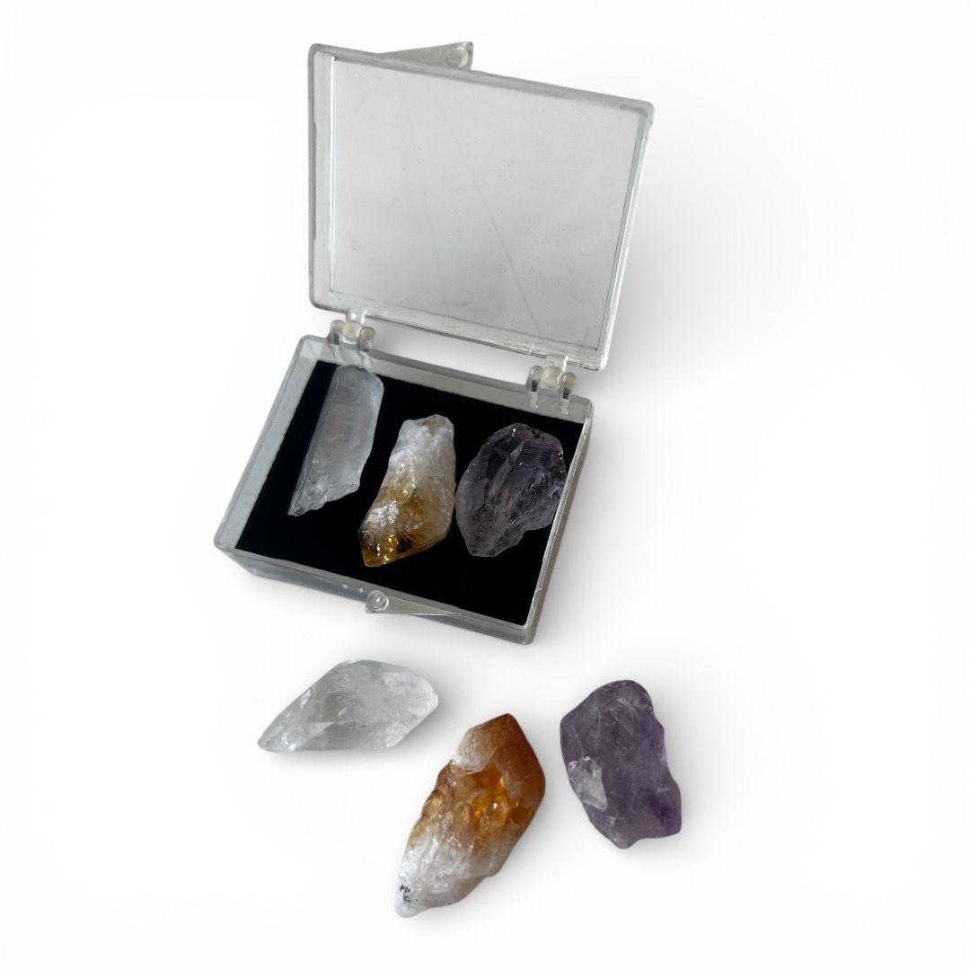 Confezione 3 punte di quarzo