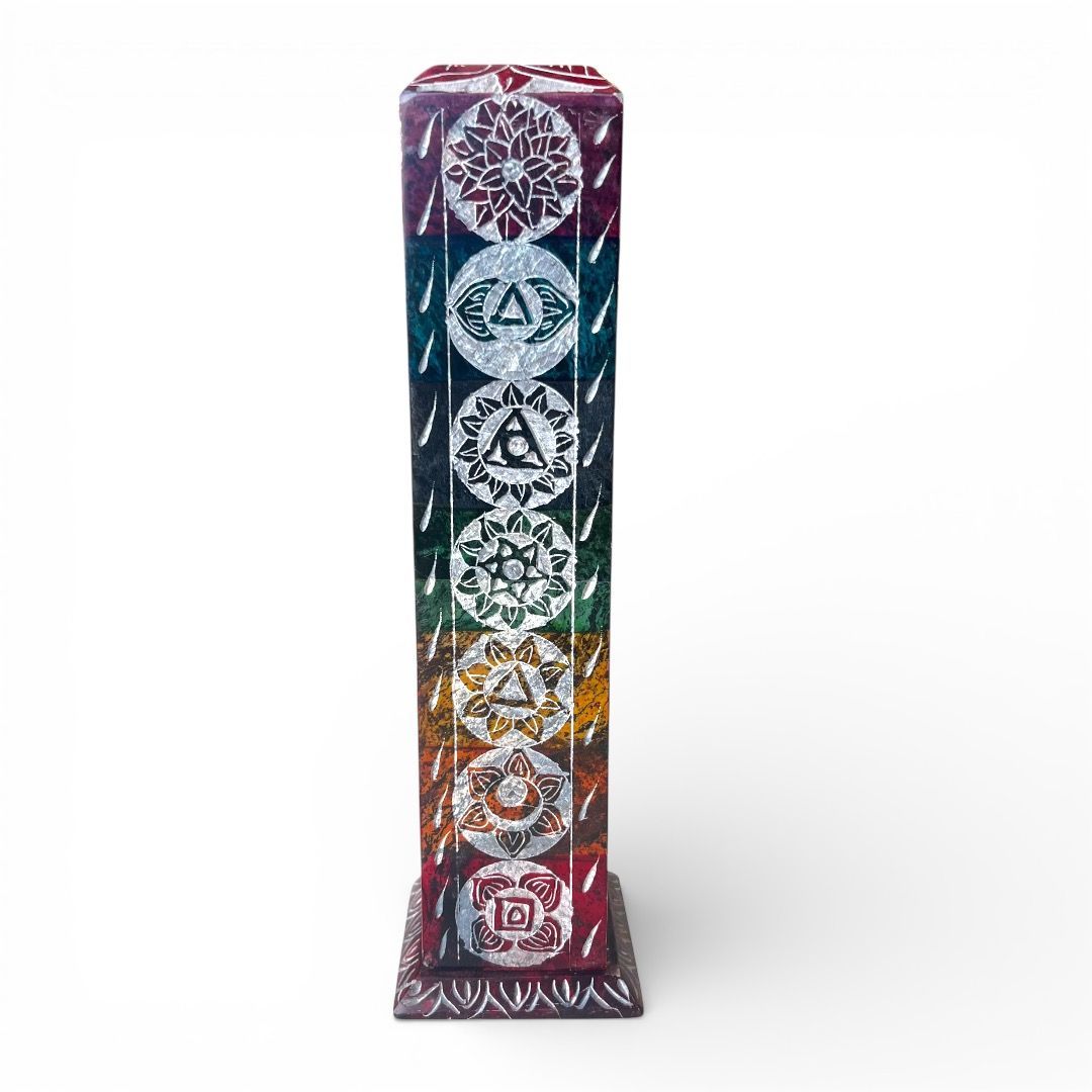 Brucia incenso Torre Quadrata 7 Chakra