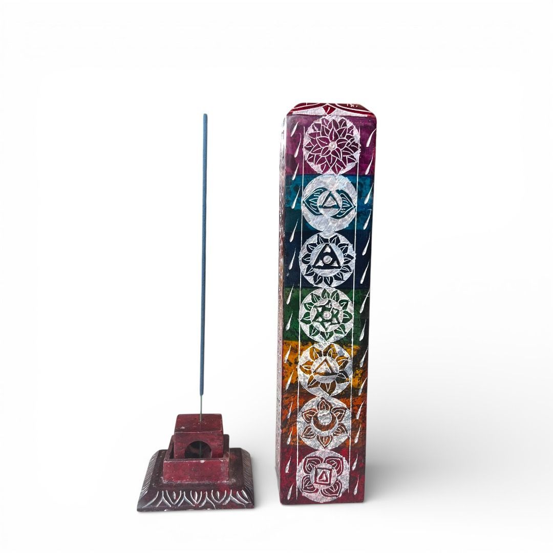 Brucia incenso Torre Quadrata 7 Chakra