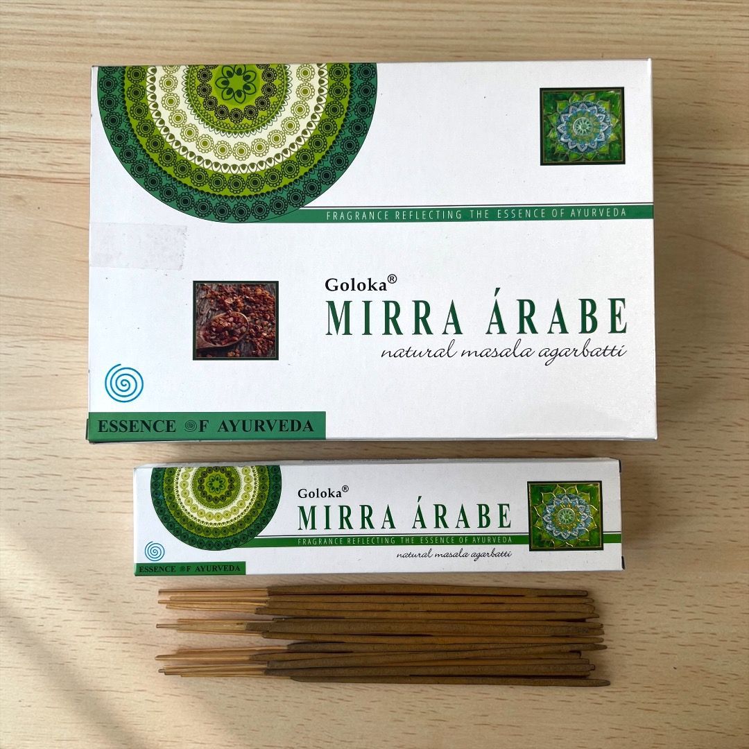 Incenso stick Ayurvedico Goloka - Mirra Araba