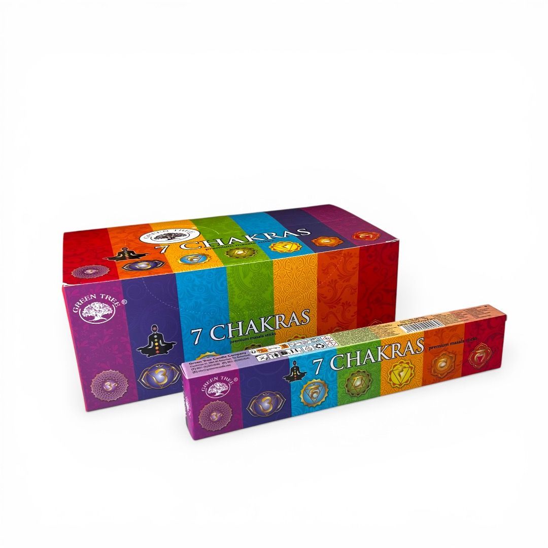 Incenso stick Green Tree - Sette Chakra