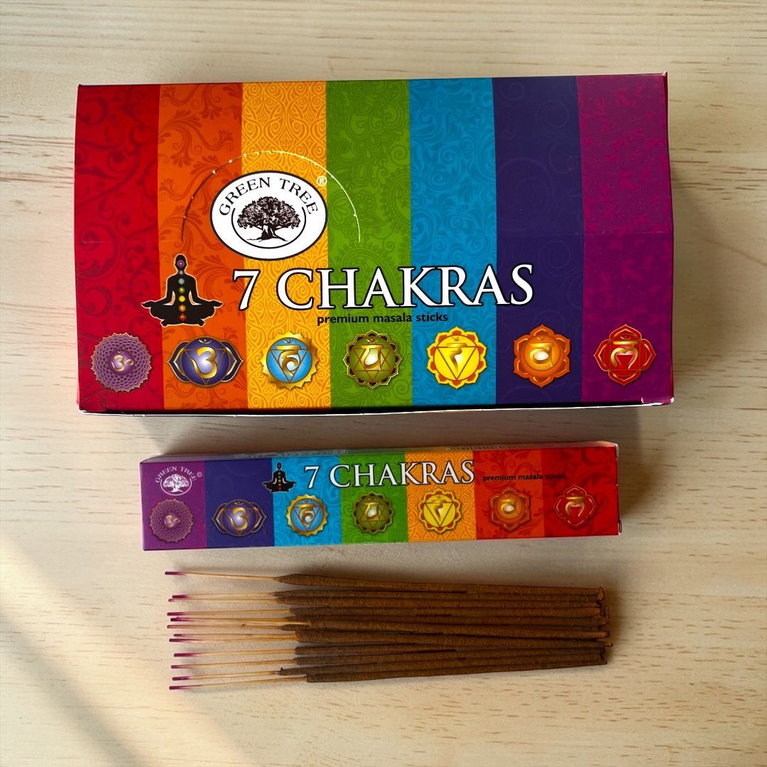 Incenso stick Green Tree - Sette Chakra