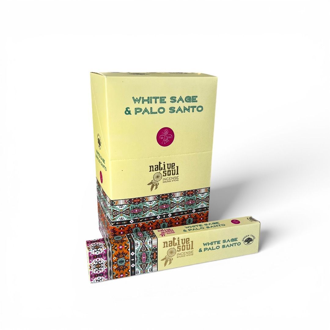 Incenso stick Anima Nativa - Palo Santo e Salvia Bianca
