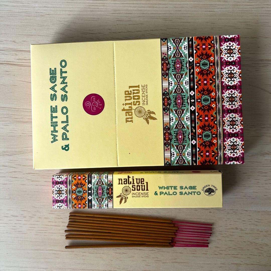 Incenso stick Anima Nativa - Palo Santo e Salvia Bianca