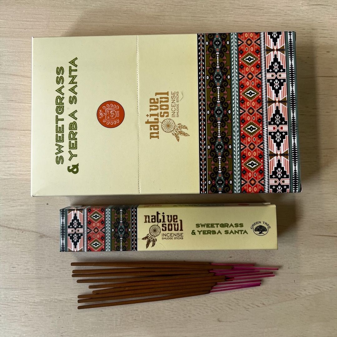 Incenso stick Anima Nativa - Yerba Santa e Erba Dolce