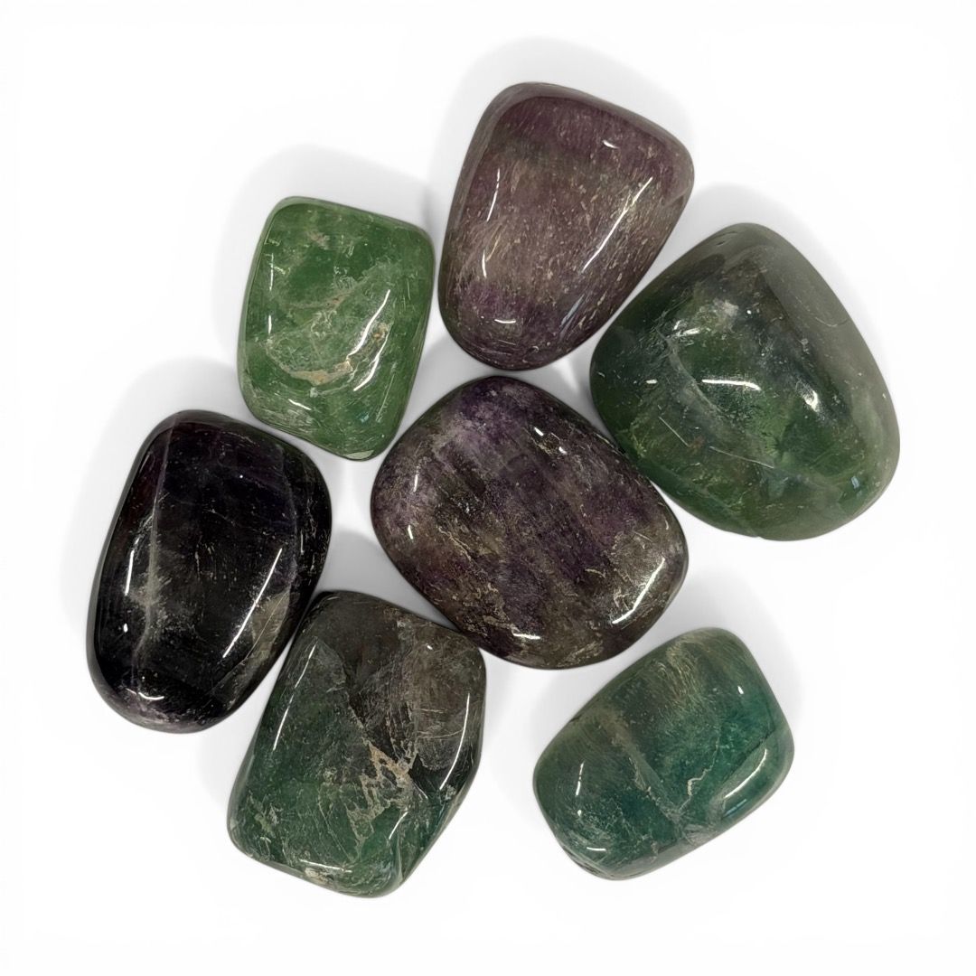 Pietre burattate Fluorite Arcobaleno 100 g