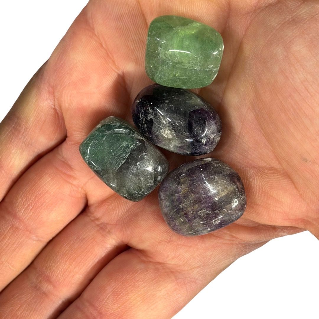 Pietre burattate Fluorite Arcobaleno 100 g
