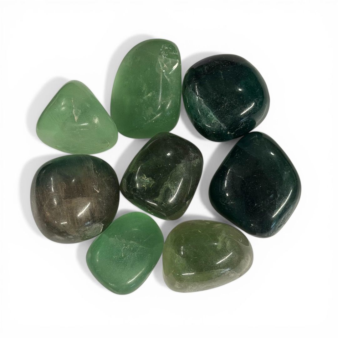 Pietre burattate Fluorite Verde 100 g