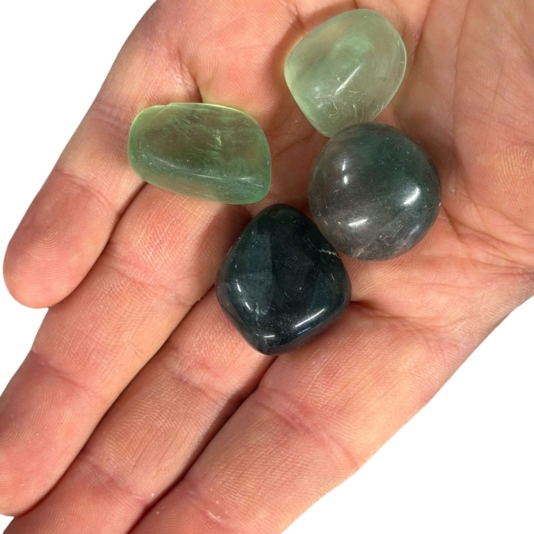 Pietre burattate Fluorite Verde 100 g