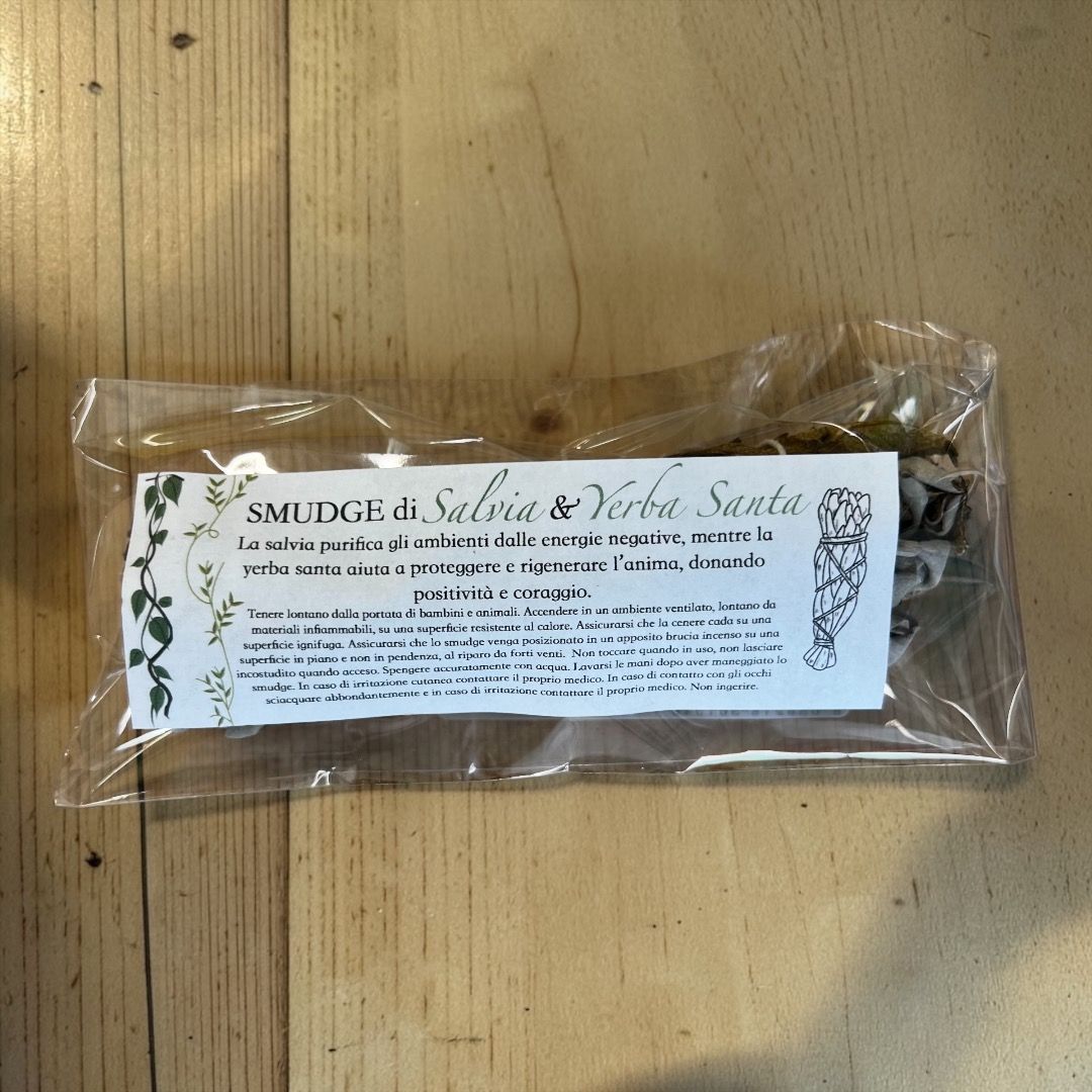 Smudge mini di Salvia e Yerba Santa