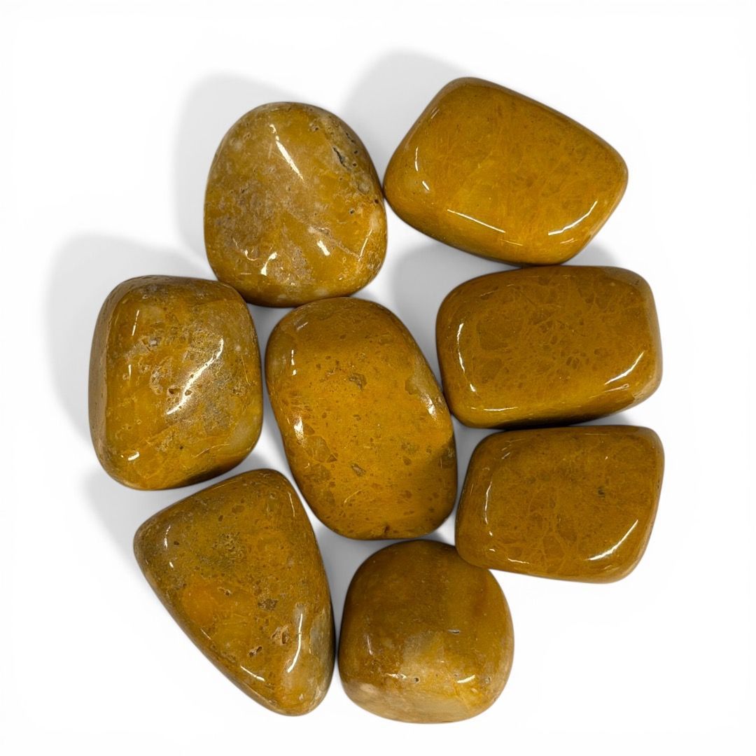 Pietre burattate Giada Gialla 100 g