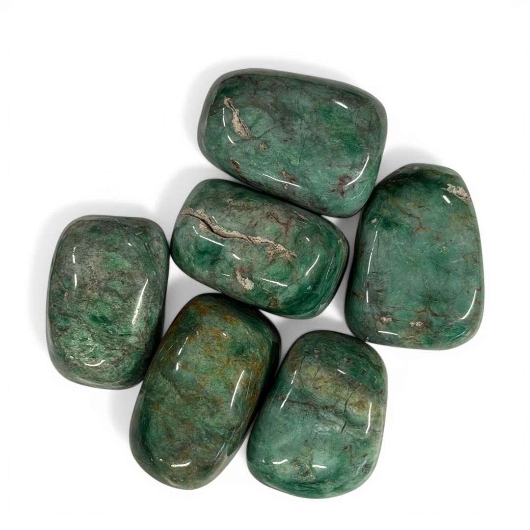 Pietre burattate Giada Africana 100 g