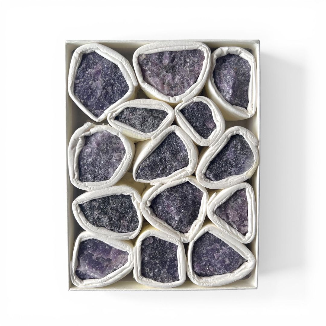 Box Lepidolite Grezza