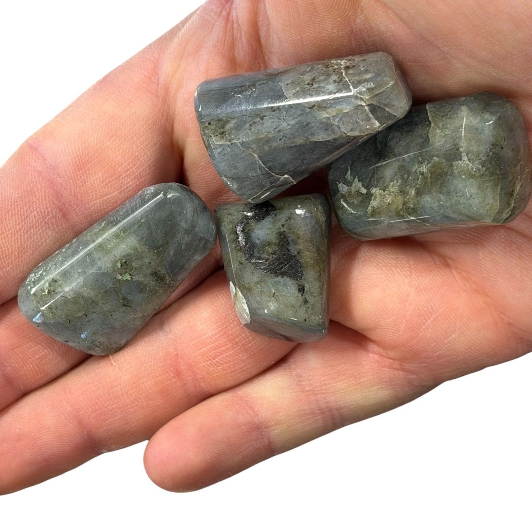 Pietre burattate Labradorite Grigia 100 g