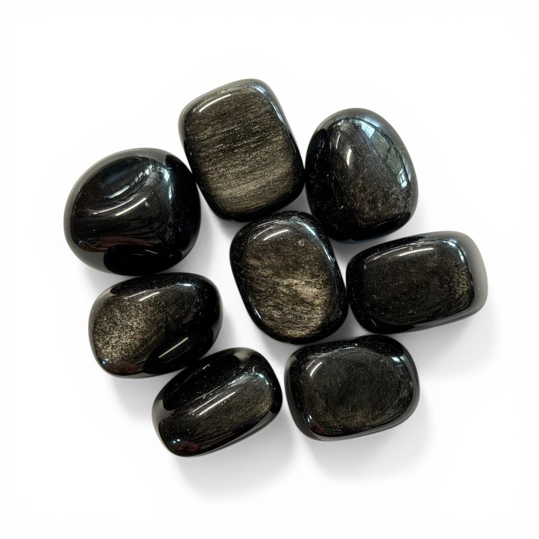 Pietre burattate Ossidiana Iride 100 g