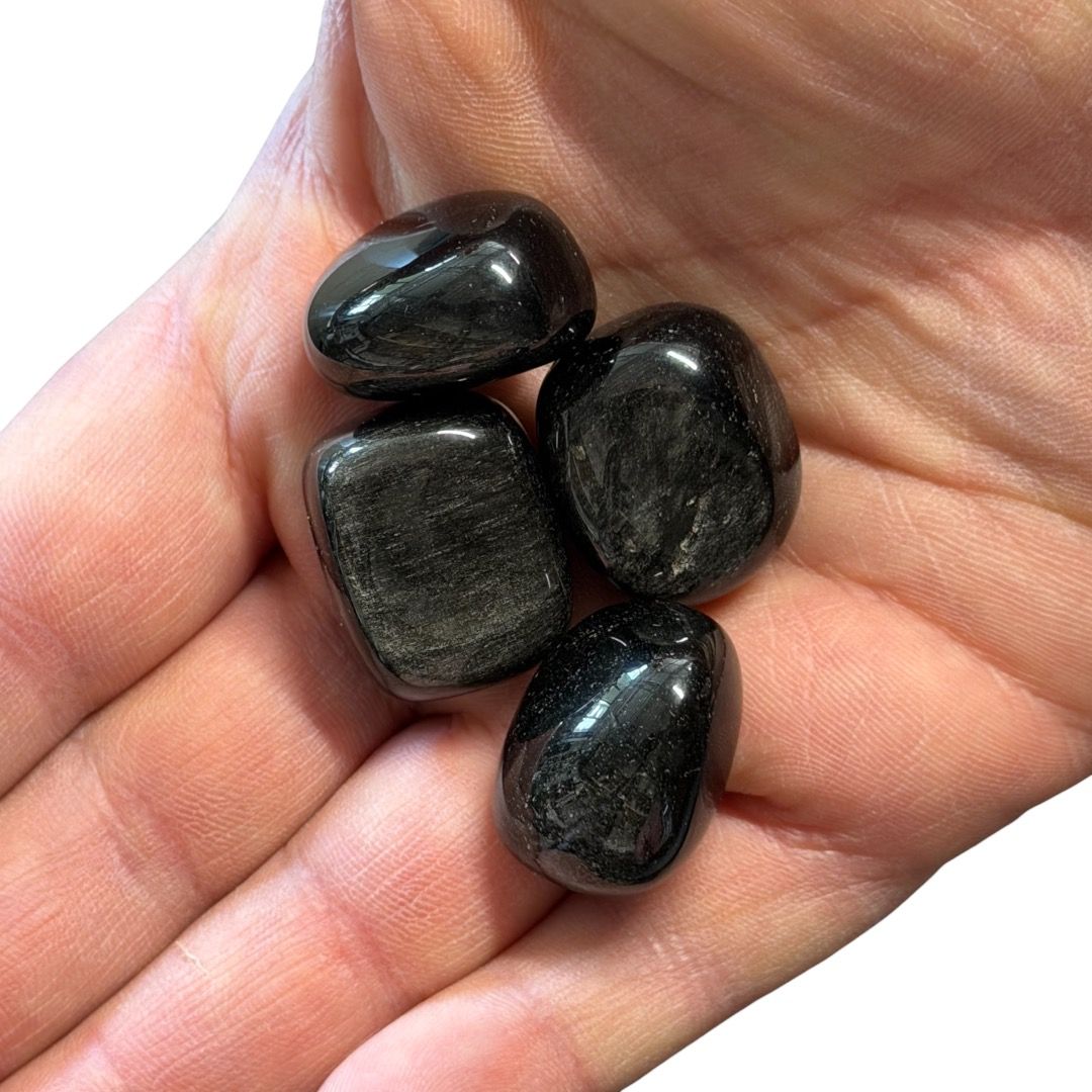 Pietre burattate Ossidiana Iride 100 g