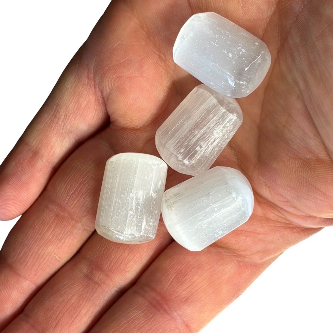 Pietre burattate Selenite 100 g