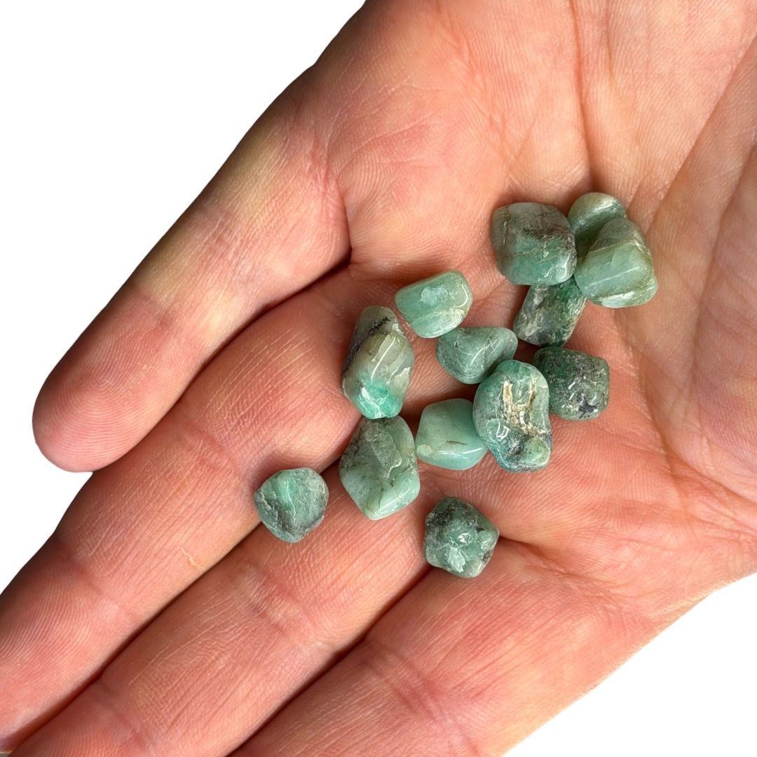 Pietre burattate Small Smeraldo 100 g
