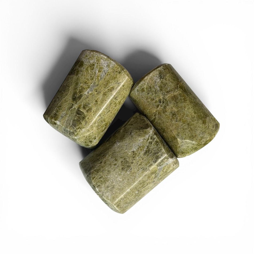 Pietre burattate Vesuvianite (Vasonite) 100 g