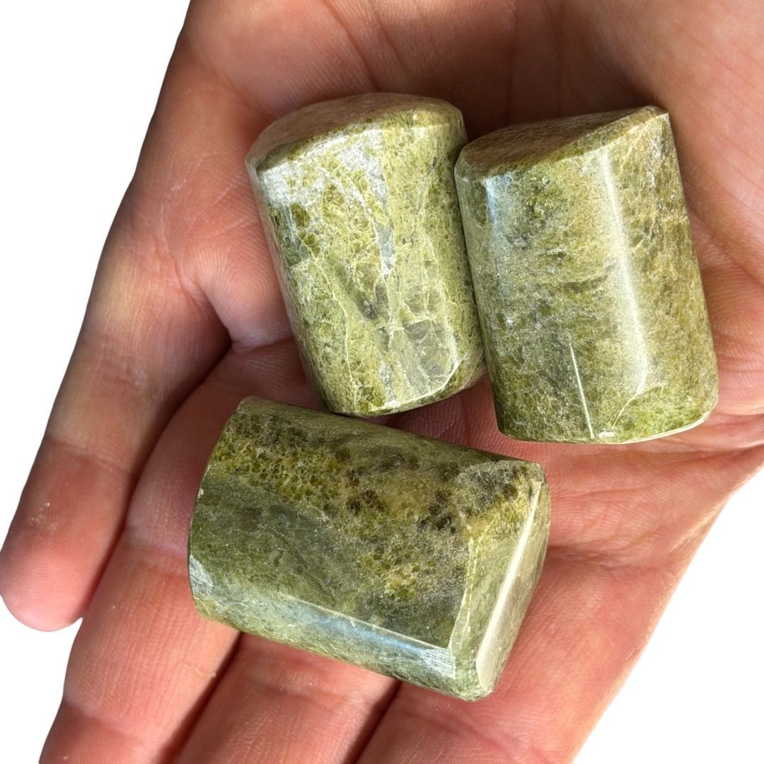 Pietre burattate Vesuvianite (Vasonite) 100 g