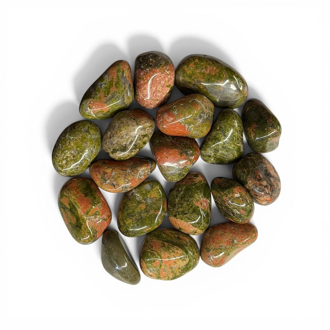 Pietre burattate Small Unakite 100 g