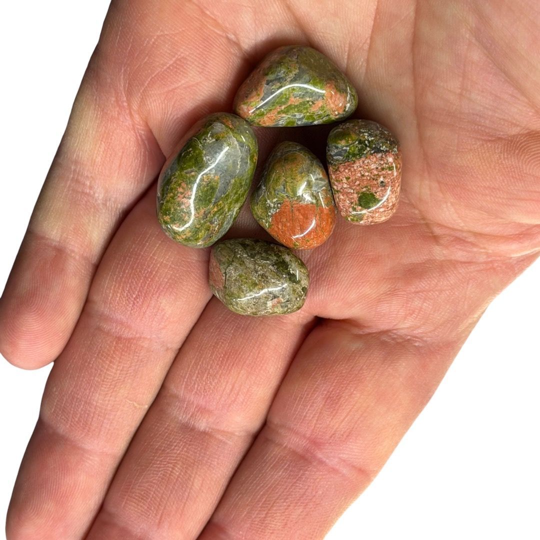 Pietre burattate Small Unakite 100 g