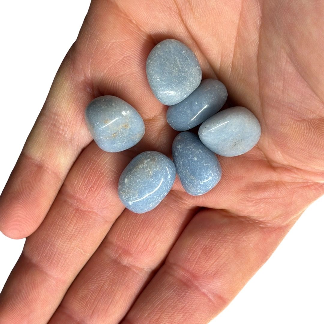 Pietre burattate Small Angelite 100 g