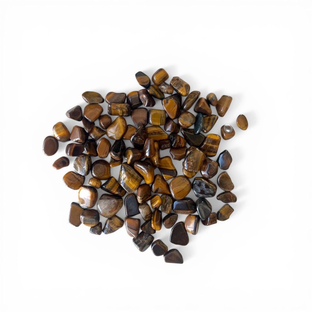 Pietre burattate Mini Occhio di Tigre 100 g