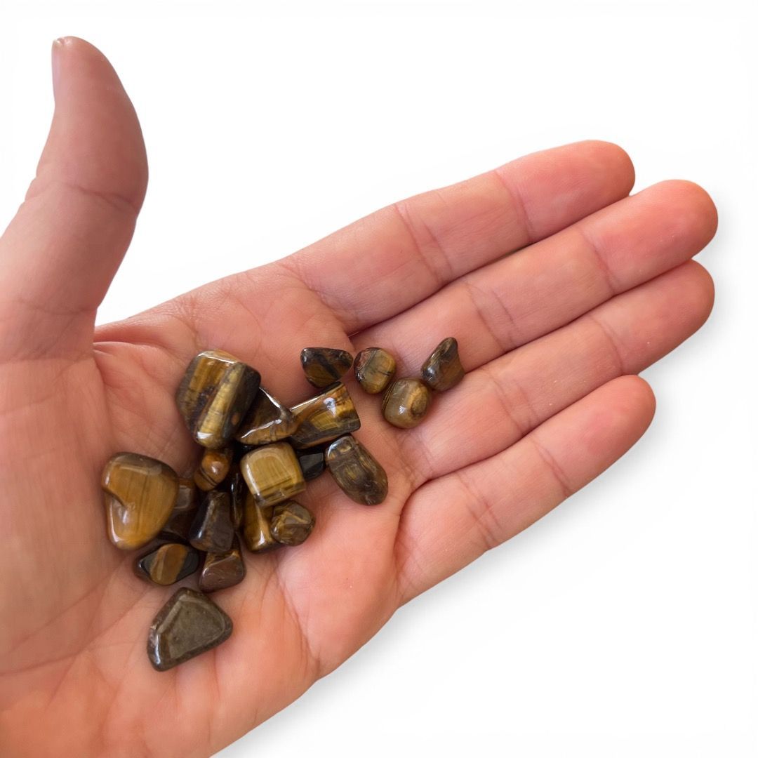 Pietre burattate Mini Occhio di Tigre 100 g